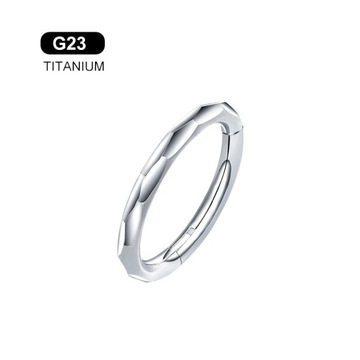 Anillo de titanio antialérgico para el cartílago de la oreja, joyería para