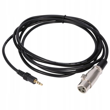 KABEL PRZEWÓD MIKROFONOWY XLR -3.5 JACK