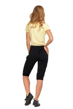 ЧЕРНАЯ ЖЕНСКАЯ СВИТШОТА С КАРМАНАМИ MORAJ RIB S 3/4