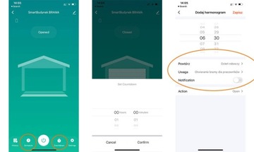 КОНТРОЛЛЕР ГАРАЖНЫХ ВОРОТ TUYA WIFI + датчик