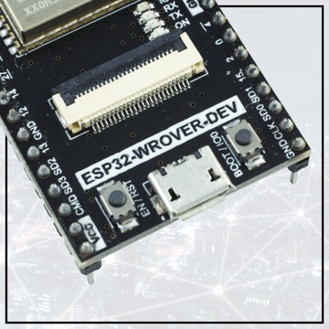 Плата ESP32 с ESP32-WROVER-E CAM WiFi + BLE 4.2