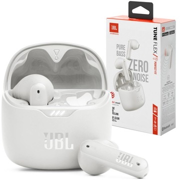 Słuchawki bezprzewodowe douszne JBL TUNE FLEX ANC Bluetooth 5.2 Białe