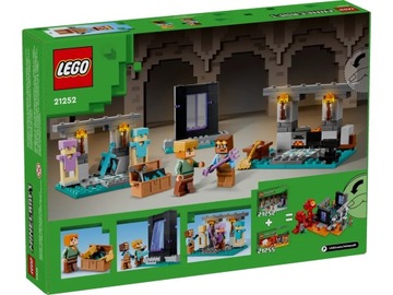 LEGO MINECRAFT ARMORY BLOCKS 21252 ФИГУРКИ АКСЕССУАРЫ НИЖНИЙ ПОРТАЛ
