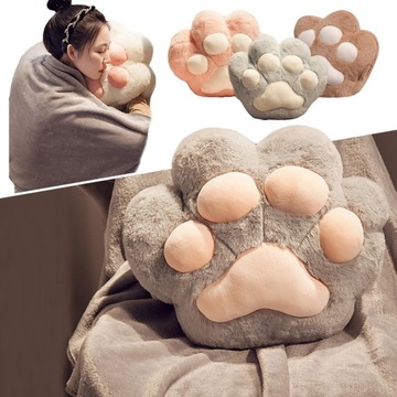 Кошачьи лапы, плюшевая игрушка, подушка, одеяло, подарок