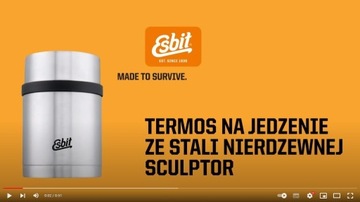 Esbit Sculptor Черный туристический термос для супа 1л