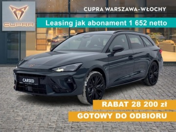 Cupra Leon II Sportstourer Facelifting 1.5 eTSI MHEV 150KM 2026 Cupra Leon Sportstourer 1.5 eTSI 150 KM 7-biegowa