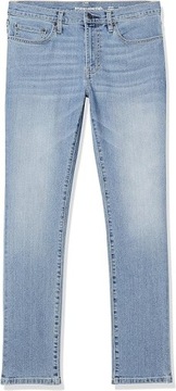 Amazon Essentials Męskie obcisłe dżinsy o wysokiej rozciągliwości, , 36W /