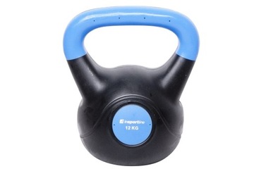 HANTLA KETTLEBELL BITUMICZNA DARK 12KG INSPORTLINE