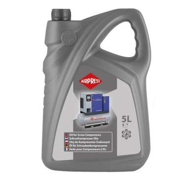 OLEJ MINERALNY DO SPRĘŻAREK ŚRUBOWYCH 5L AIRPRESS