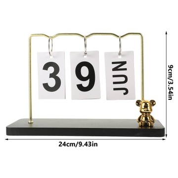 Настольный календарь Вечный календарь в деревенском стиле