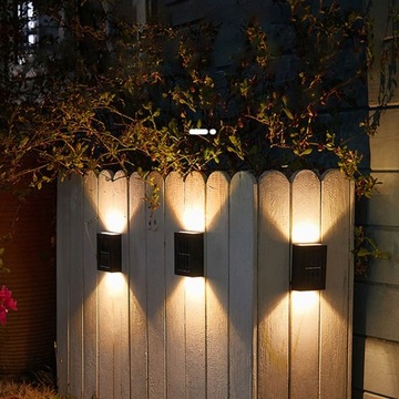 НАСТЕННЫЙ СВЕТИЛЬНИК СОЛНЕЧНАЯ СВЕТОДИОДНАЯ ЛАМПА ДОМ САД НИЗ ВВЕРХ