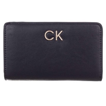 CALVIN KLEIN BEZPIECZNY PORTFEL DAMSKI BILLFOLD CZARNY