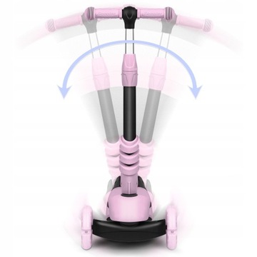 САМОКАТ ДЛЯ ДЕВОЧЕК И ДЕТЕЙ, БАЛАНС ТРЕХКОЛЕСНЫЙ 3в1, ДЛЯ ДЕТЕЙ 2, 3, 4 ЛЕТ