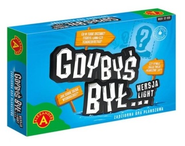 Gra RODZINNA Planszowa Gdybyś był Light ŚMIESZNA