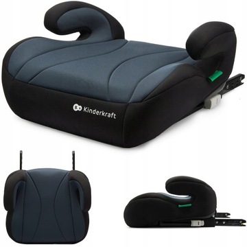 PODKŁADKA SAMOCHODOWA Siedzisko I-BOOST ISOFIX 15-36 KG KinderKraft Czarne