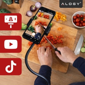 ШТАТИВ ДЛЯ ТЕЛЕФОНА ШТАТИВ С ДЕРЖАТЕЛЕМ ТЕЛЕФОНА ВЫСОКИЙ ФОТО КОМПЛЕКТ