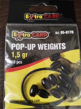 ZFISH EXC Ciężarki Pop Up Typu Kwick 10 szt. 1.5 g - ciężarki