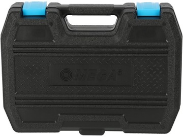 Набор торцевых ключей с трещоткой 1/4 46 шт. МЕГА