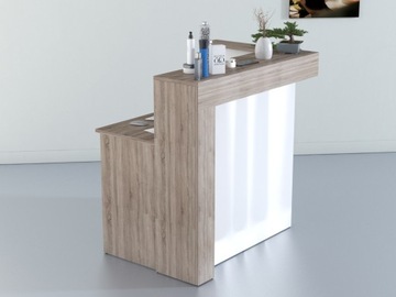 Стойка ресепшн R12 120x80см LED