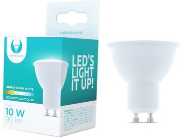 Żarówka LED GU10 1W 90lm ciepła do podbitki
