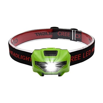 Фонарик LAMP HEAD LAMP 1W + 2 красных светодиода