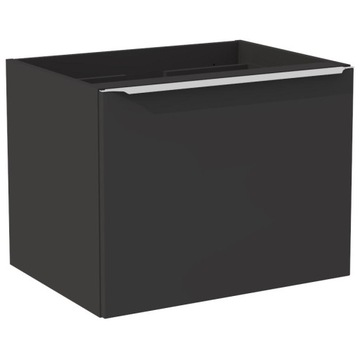 Szafka pod umywalkę czarna 60 cm Comad Santa Fe Black 82-60-B-2S