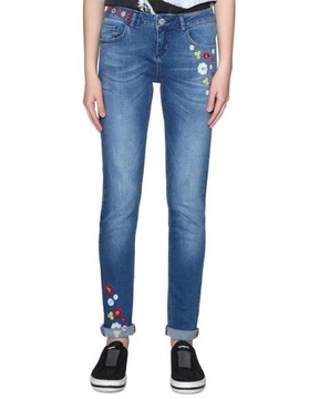 Desigual damskie spodnie jeans pas:64 cm małe 26