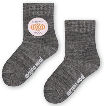 STEVEN skarpety MERINO WOOL 130 grafit # 23-25