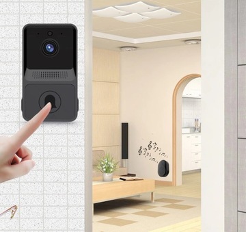 БЕСПРОВОДНОЙ ДВЕРНОЙ ЗВОНОК С КАМЕРОЙ WIFI ВИДЕОДОМТЕФОН