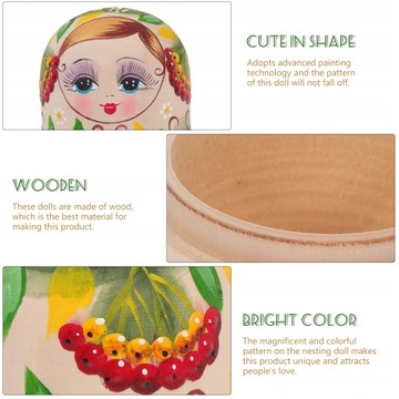 1 комплект русских кукол