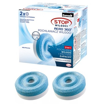 2xWKŁADY POCHŁANIACZ STOP WILGOCI CERESIT AERO 360