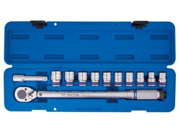 Klucz dynamometryczny 1/2'' 42-210Nm w zestawie KT
