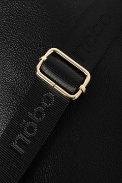 NOBO ЖЕНСКАЯ СУМКА MESSAGE, ЧЕРНАЯ, ЭЛЕГАНТНАЯ, КОМПАКТНАЯ