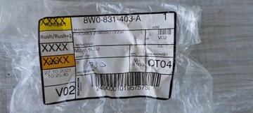 AUDI A4 B9 PANT DVEŘE LEVÝ PŘEDNÍ 8W0831403A
