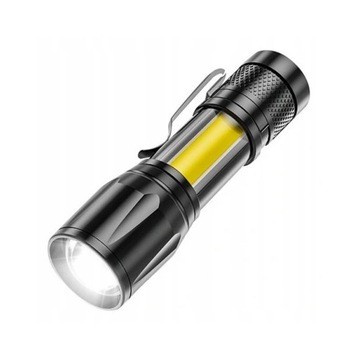 Набор из 3 мощных фонарей выживания CREE XM-L T6 Q5 COB, футляр, зарядное устройство