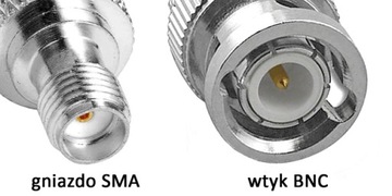 RF адаптер SMA/gn-BNC/wt 50 Ом