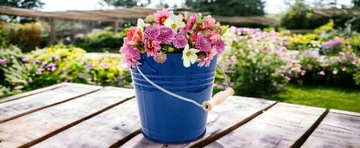 Эмалированное ведро, традиционное пищевое ведро, 28 см.