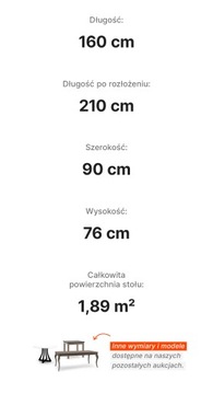 LIVIO РАСШИРЯЕМЫЙ СТОЛ 160/210x90 Owid деревянный