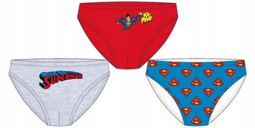 MAJTKI SLIPY CHŁOPIĘCE SUPERMAN 3-PACK 116/122