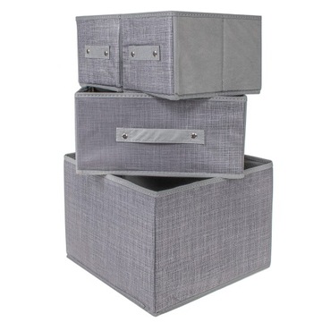 ОРГАНАЙЗЕР ДЛЯ ЯЩИКОВ, ШКАФОВ ДЛЯ БЕЛЬЯ, НОСКОВ, НАБОР ДЛЯ БЕЛЬЯ 4x КОРОБКА