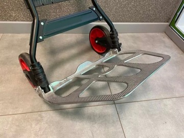 Lekki Wózek Transportowy Młynarka Składany Aluminium Magazynowy Mocny 100kg