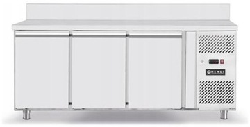 Stół mroźniczy 3-drzwiowy 180 cm 420L Hendi 232699 - Idealny do restauracji