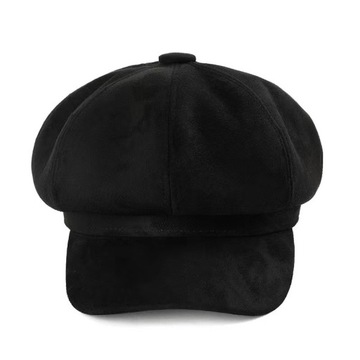 czapka damska beret damski z daszkiem
