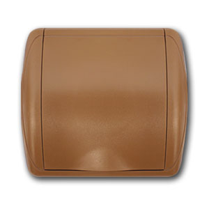 Odkurzacz centralny gniazdo ssące jasny brąz DUE