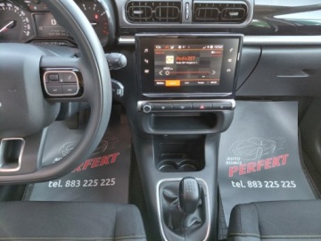 Citroen C3 III VAN 1.2 PureTech 82KM 2021 Citroen C3 Klimatronik Navi Tempomat Asystent pasa 1.2 Benzyna 82KM, zdjęcie 17