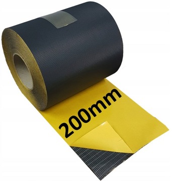 eurovent EPDM TAŚMA FARTUCH MEMBRANA NA PEŁNY KLEJ 200mm x 20m 20cm x 20m
