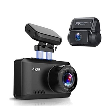 KAMERA SAMOCHODOWA PRZÓD TYŁ 4K ULTRA HD MODUŁ GPS WIFI WYŚWIETLACZ 2,45