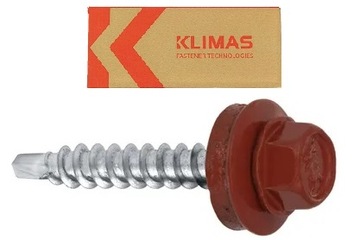 WKRĘTY FARMERSKIE WIŚNIOWY CIEMNY 4,8X35, RAL3009