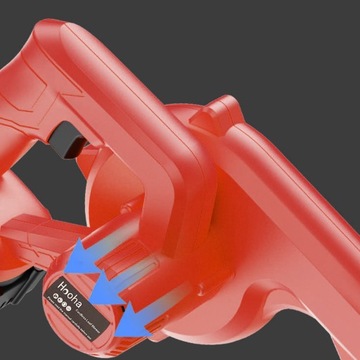 Беспроводной садовый пылесос с вентилятором для листьев, маленький 21 В, 1,5 кг, 2W1, 2,0 Ач