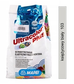 MAPEI FUGA 5KG KOL.103 - KSIĘŻYCOWY BIAŁY